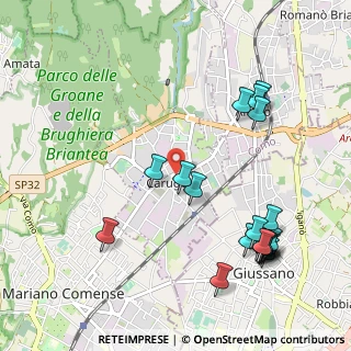 Mappa Via Roma, 22060 Carugo CO, Italia (1.2085)