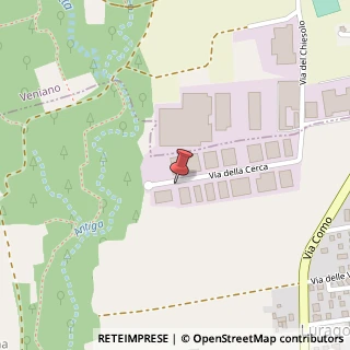 Mappa Via della Cerca, 29, 22070 Lurago Marinone, Como (Lombardia)