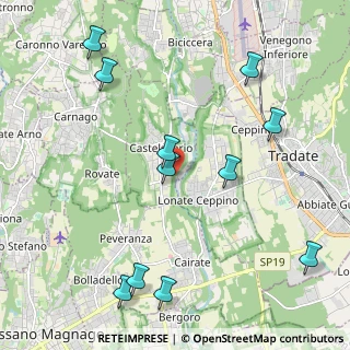 Mappa Via Crotto, 21050 Castelseprio VA, Italia (2.49091)