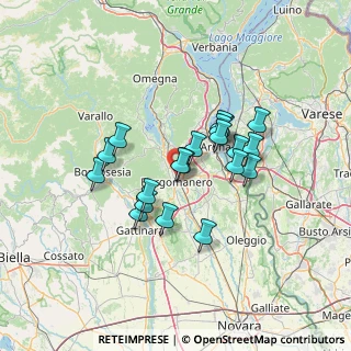 Mappa Via Giovanni Pennaglia, 28021 Borgomanero NO, Italia (10.7425)