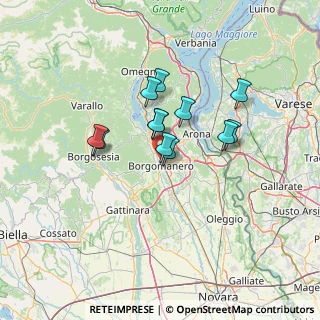 Mappa Via Giovanni Pennaglia, 28021 Borgomanero NO, Italia (9.9225)