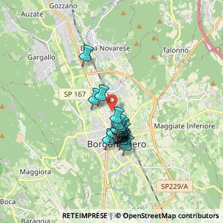 Mappa Via Giovanni Pennaglia, 28021 Borgomanero NO, Italia (1.21684)