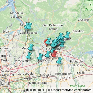 Mappa Via Venezia, 24030 Mozzo BG, Italia (10.245)