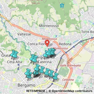 Mappa Piazzale Olimpiadi, 24123 Bergamo BG, Italia (1.2315)