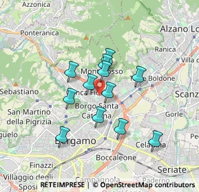 Mappa Piazzale Olimpiadi, 24123 Bergamo BG, Italia (1.33417)