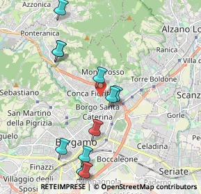 Mappa Piazzale Olimpiadi, 24123 Bergamo BG, Italia (2.13)