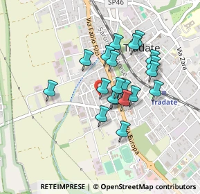 Mappa Via S. Francesco, 21049 Tradate VA, Italia (0.3445)