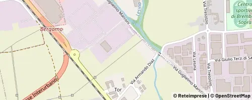 Mappa Ponte San Pietro