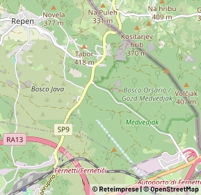 Mappa 34016 Monrupino TS, Italia (1.024)