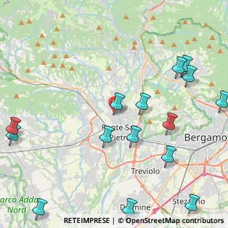 Mappa Via B. Locatelli, 24030 Brembate di Sopra BG, Italia (5.71667)