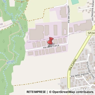 Mappa Via della Cerca, 12, 22070 Lurago Marinone, Como (Lombardia)