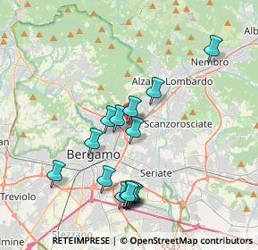 Mappa Via Marco Antonio Negrisoli, 24124 Bergamo BG, Italia (3.70667)