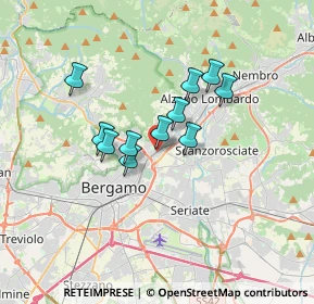 Mappa Via Marco Antonio Negrisoli, 24124 Bergamo BG, Italia (2.50818)