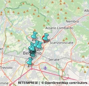Mappa Via Marco Antonio Negrisoli, 24124 Bergamo BG, Italia (2.76273)