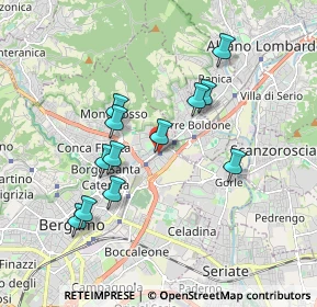 Mappa Via Marco Antonio Negrisoli, 24124 Bergamo BG, Italia (1.65583)