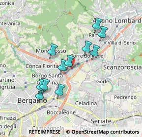 Mappa Via Marco Antonio Negrisoli, 24124 Bergamo BG, Italia (1.60727)