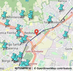 Mappa Via Marco Antonio Negrisoli, 24124 Bergamo BG, Italia (1.4705)