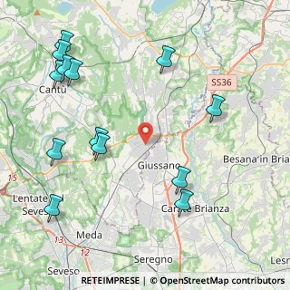 Mappa Via C. Cavour, 22060 Cantù CO, Italia (5.21)