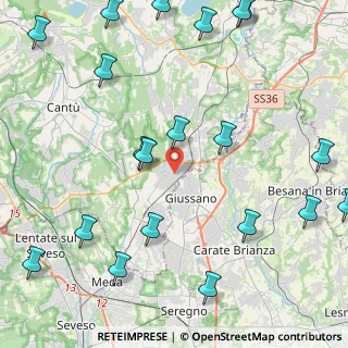 Mappa Via C. Cavour, 22060 Cantù CO, Italia (5.911)
