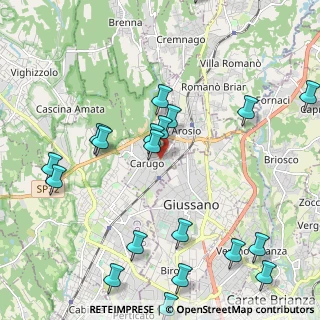 Mappa Via C. Cavour, 22060 Cantù CO, Italia (2.5945)