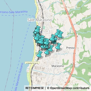 Mappa Via Allegra, 25057 Sale Marasino BS, Italia (0.20714)