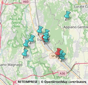 Mappa Via Piave, 21049 Tradate VA, Italia (2.79091)