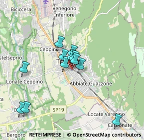 Mappa Via Piave, 21049 Tradate VA, Italia (1.49833)