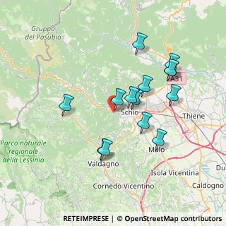 Mappa Vicolo Caseificio, 36036 Torrebelvicino VI, Italia (6.73429)