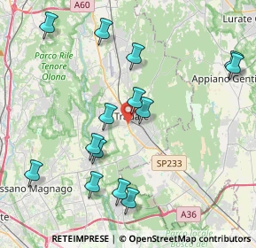 Mappa Via Bruno Passerini, 21049 Tradate VA, Italia (4.33643)