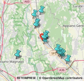 Mappa Via Bruno Passerini, 21049 Tradate VA, Italia (3.62429)