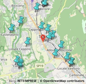 Mappa Via Bruno Passerini, 21049 Tradate VA, Italia (2.3855)