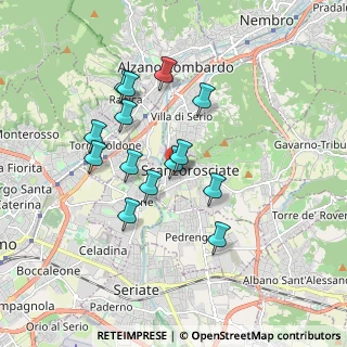 Mappa Via Ugo Foscolo, 24020 Scanzorosciate BG, Italia (1.53214)