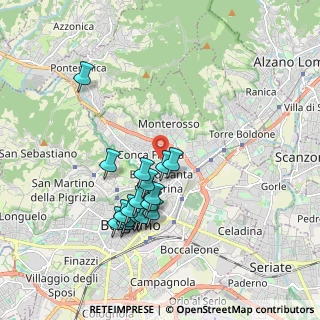 Mappa Via Fossoli, 24123 Bergamo BG, Italia (1.73588)