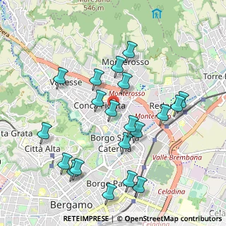 Mappa Via Fossoli, 24123 Bergamo BG, Italia (1.0315)