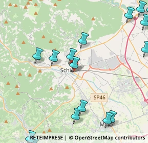 Mappa Via Vittorelli, 36015 Schio VI, Italia (6.35842)