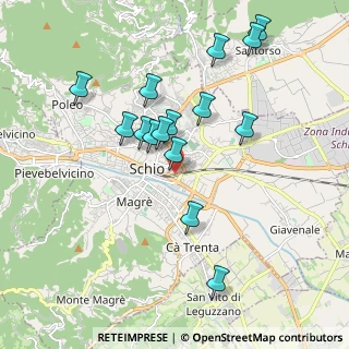 Mappa Via Vittorelli, 36015 Schio VI, Italia (1.814)