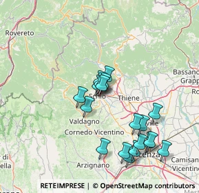 Mappa Via Vittorelli, 36015 Schio VI, Italia (13.63737)