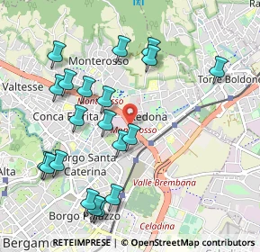 Mappa Via Tito Legrenzi, 24124 Bergamo BG, Italia (1.0785)