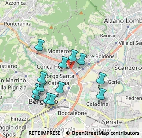 Mappa Via Tito Legrenzi, 24124 Bergamo BG, Italia (1.82308)