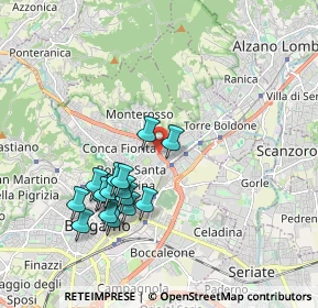 Mappa Via Tito Legrenzi, 24124 Bergamo BG, Italia (1.81375)