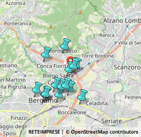 Mappa Via Tito Legrenzi, 24124 Bergamo BG, Italia (1.54733)