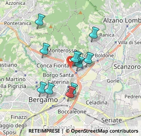 Mappa Via Tito Legrenzi, 24124 Bergamo BG, Italia (1.43455)