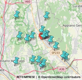 Mappa Via S. Carlo, 21049 Tradate VA, Italia (3.64444)