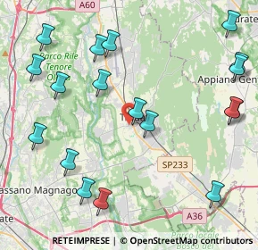 Mappa Via San Carlo, 21049 Tradate VA, Italia (5.15889)