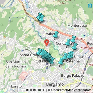 Mappa Via Roccolino, 24123 Bergamo BG, Italia (0.911)