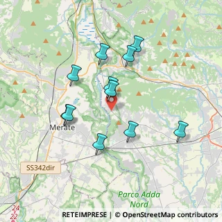 Mappa Via Catello, 24030 Villa d'Adda BG, Italia (3.31636)