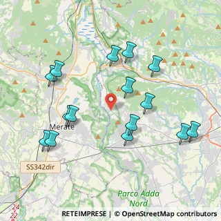 Mappa Via Catello, 24030 Villa d'Adda BG, Italia (4.162)