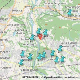 Mappa Via Catello, 24030 Villa d'Adda BG, Italia (2.34538)