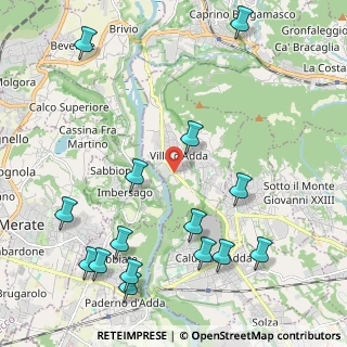 Mappa Via Catello, 24030 Villa d'Adda BG, Italia (2.65533)