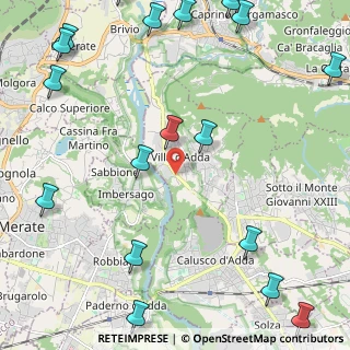 Mappa Via Catello, 24030 Villa d'Adda BG, Italia (3.27)